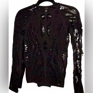 VENUS- Cage Cutout Long Sleeve Top- L